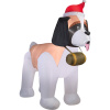 St Bernard Christmas Inflatable